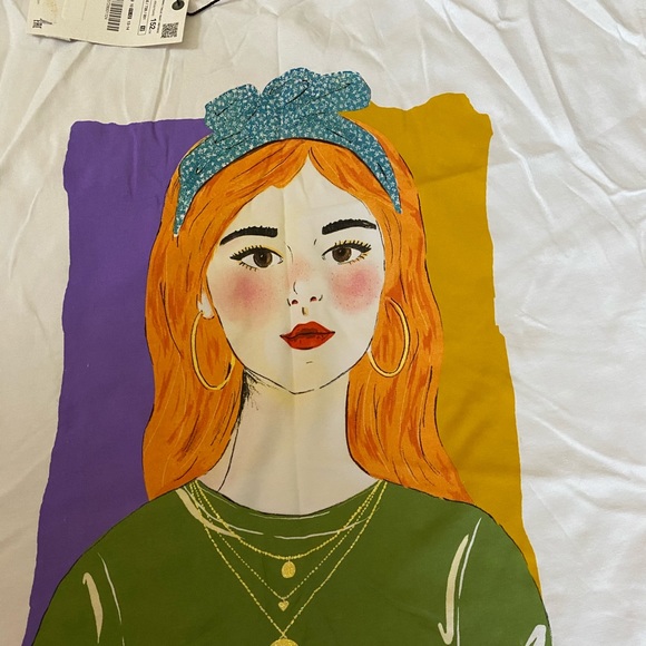 Zara T-shirt for girls. - Picture 2 of 4